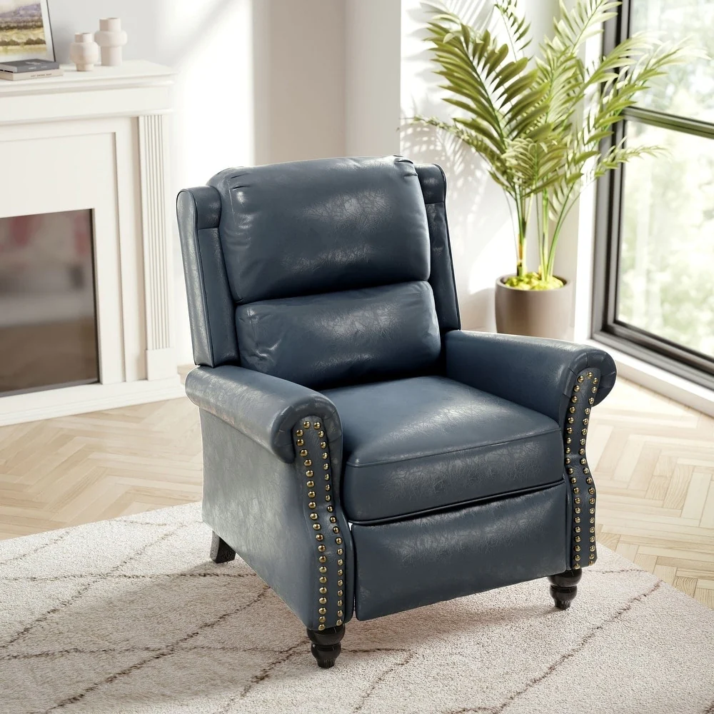 Modern Padded Seat Recliner Chair with PU Leather