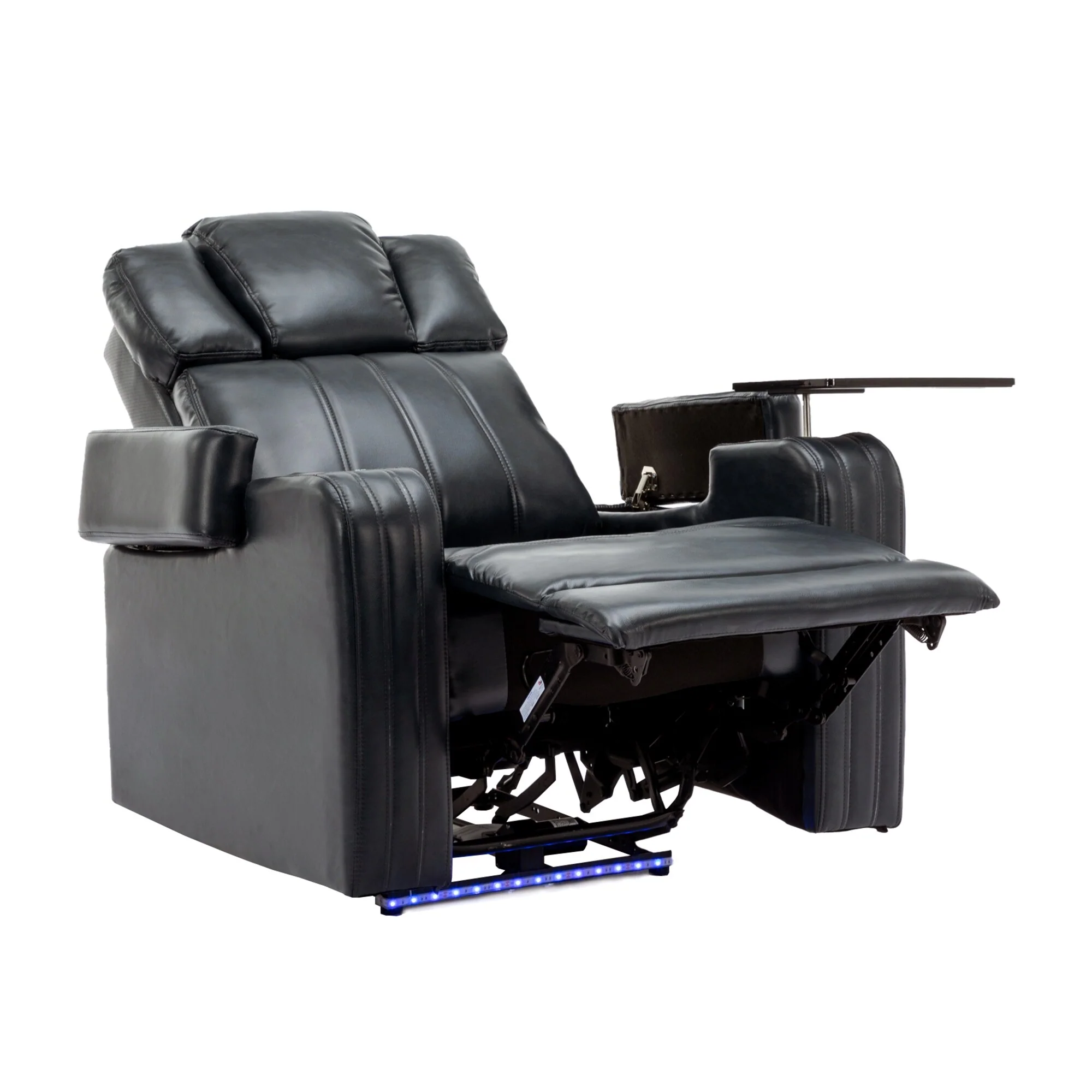 Power Recliner Chair with Cooling Cup Holder, Bluetooth & Tray Table