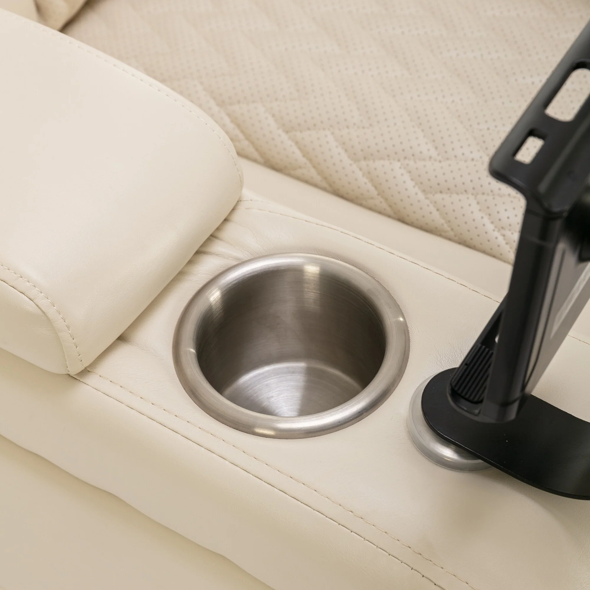 Power Recliner Chair with 270�� Swivel, Tray, USB & Cup Holders