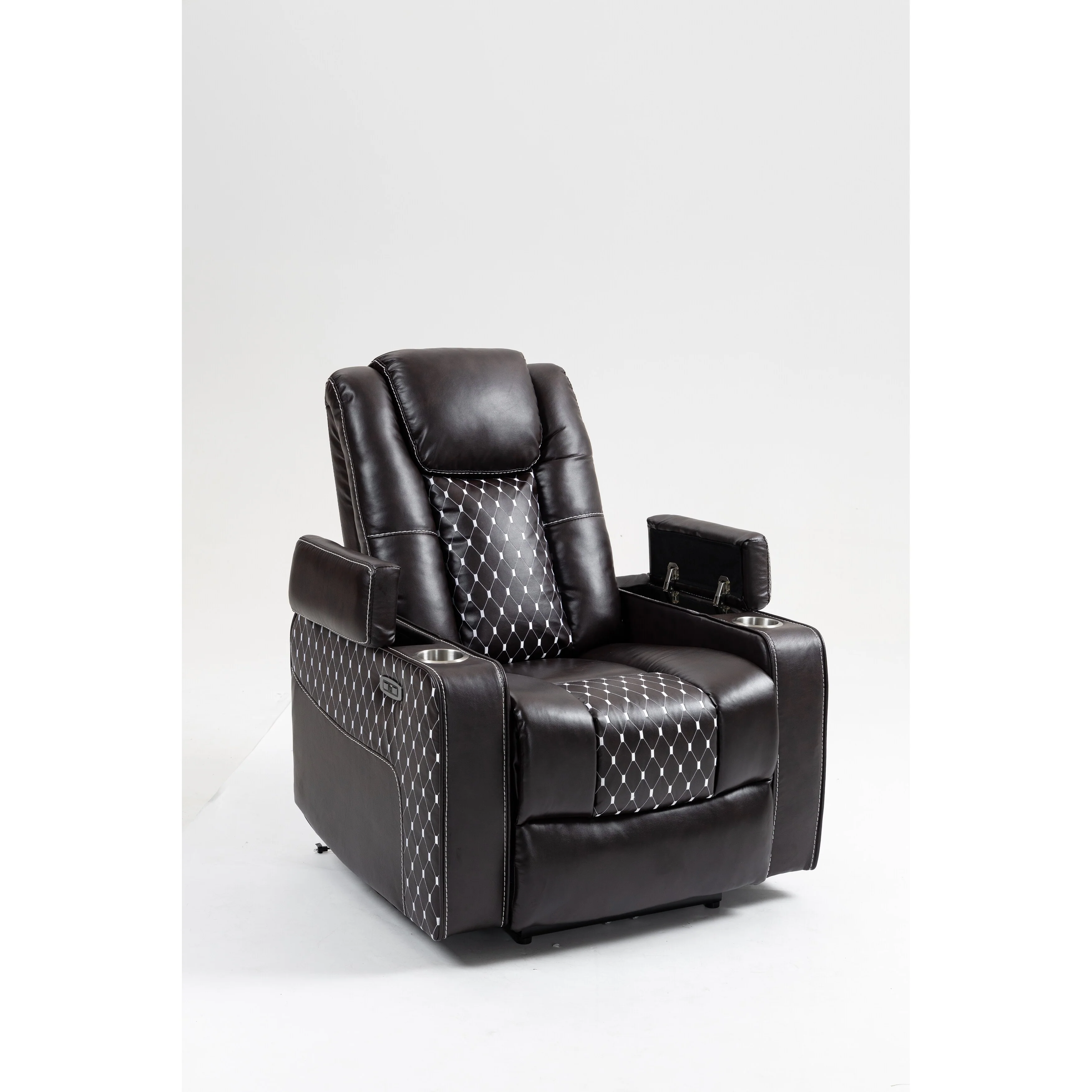 Massage Lift Recliner with Dual Remotes, Wireless Charging & Cup Holder
