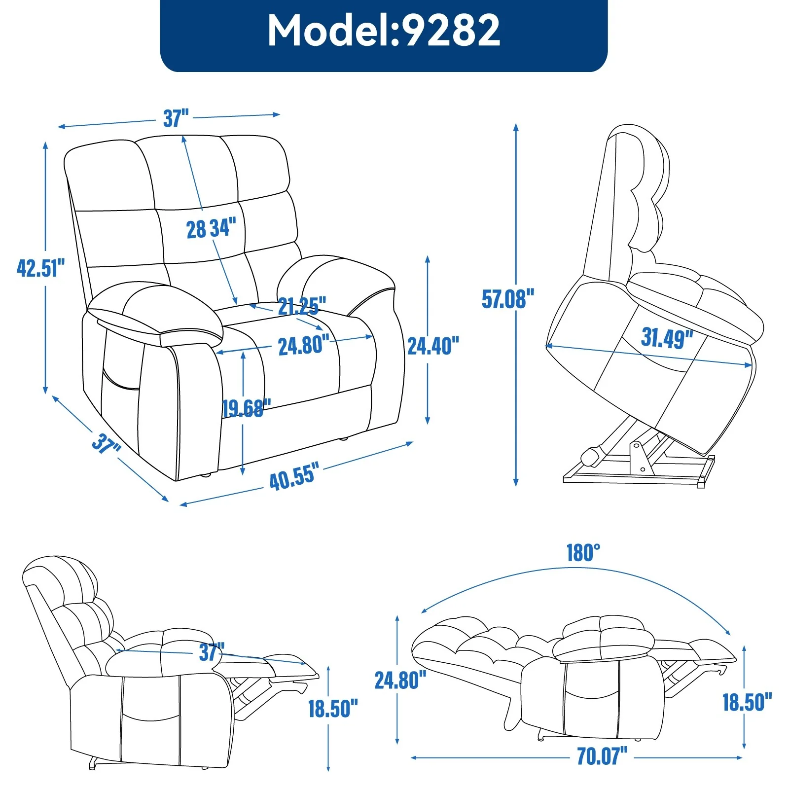 Lift Recliner Chair Heat Massage