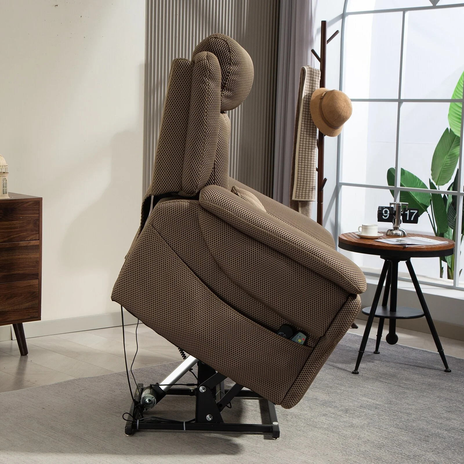 Flagship Dual Motor 28 W Oversized Power Lift Recliner Chair