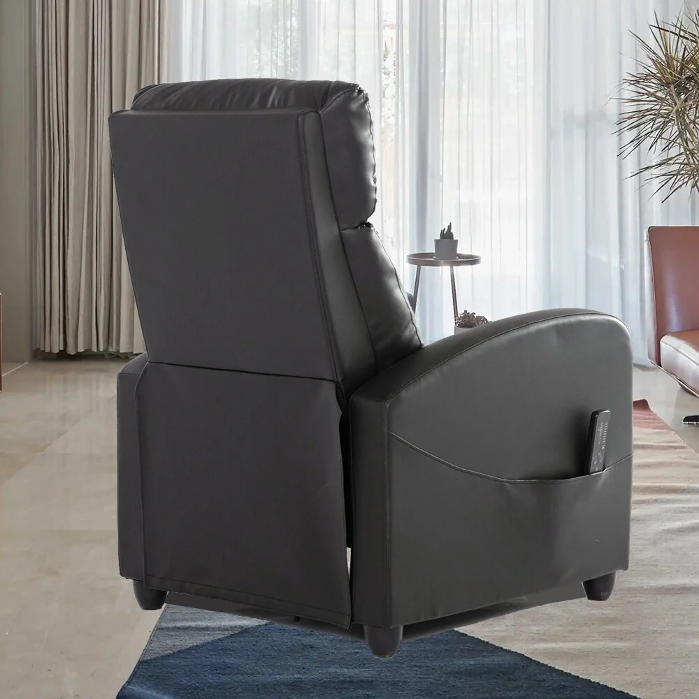 Recliner Massage Sofa Chair Push Back Reclining Chair Home Theater Recliner