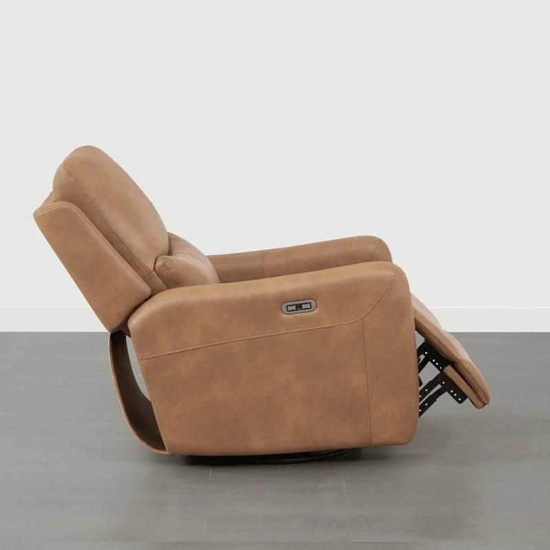 Adalyn Power Swivel Glider Recliner with Lumbar Pillow