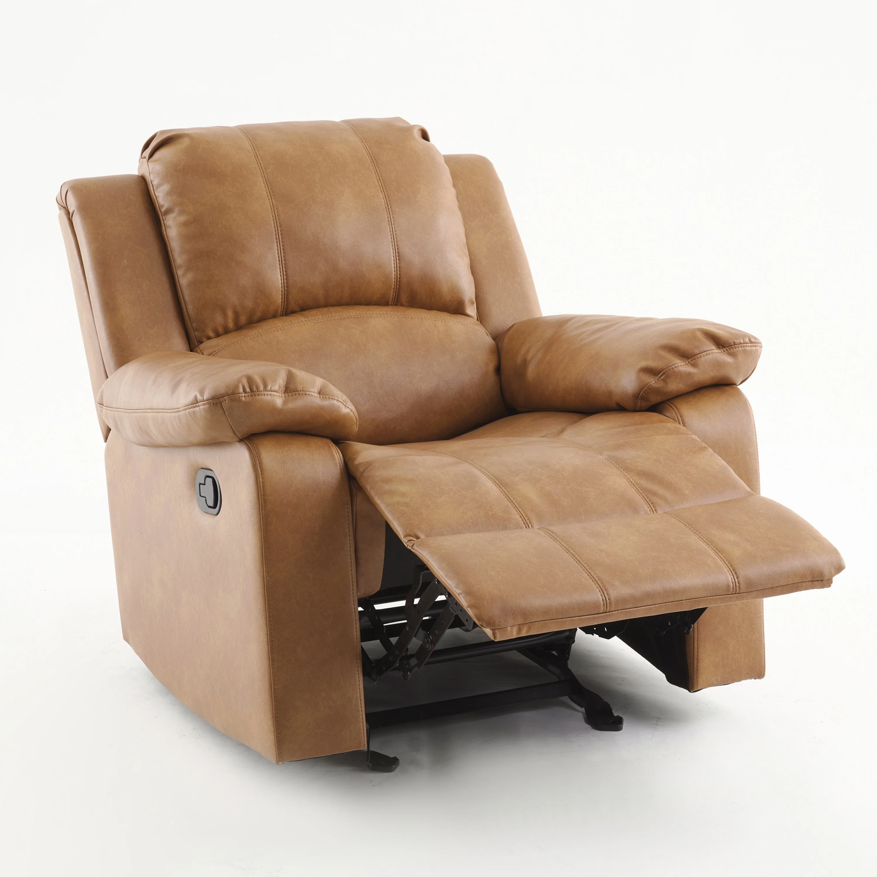 Charleston Leather Gel Glider Rocker Recliner by Greyson Living