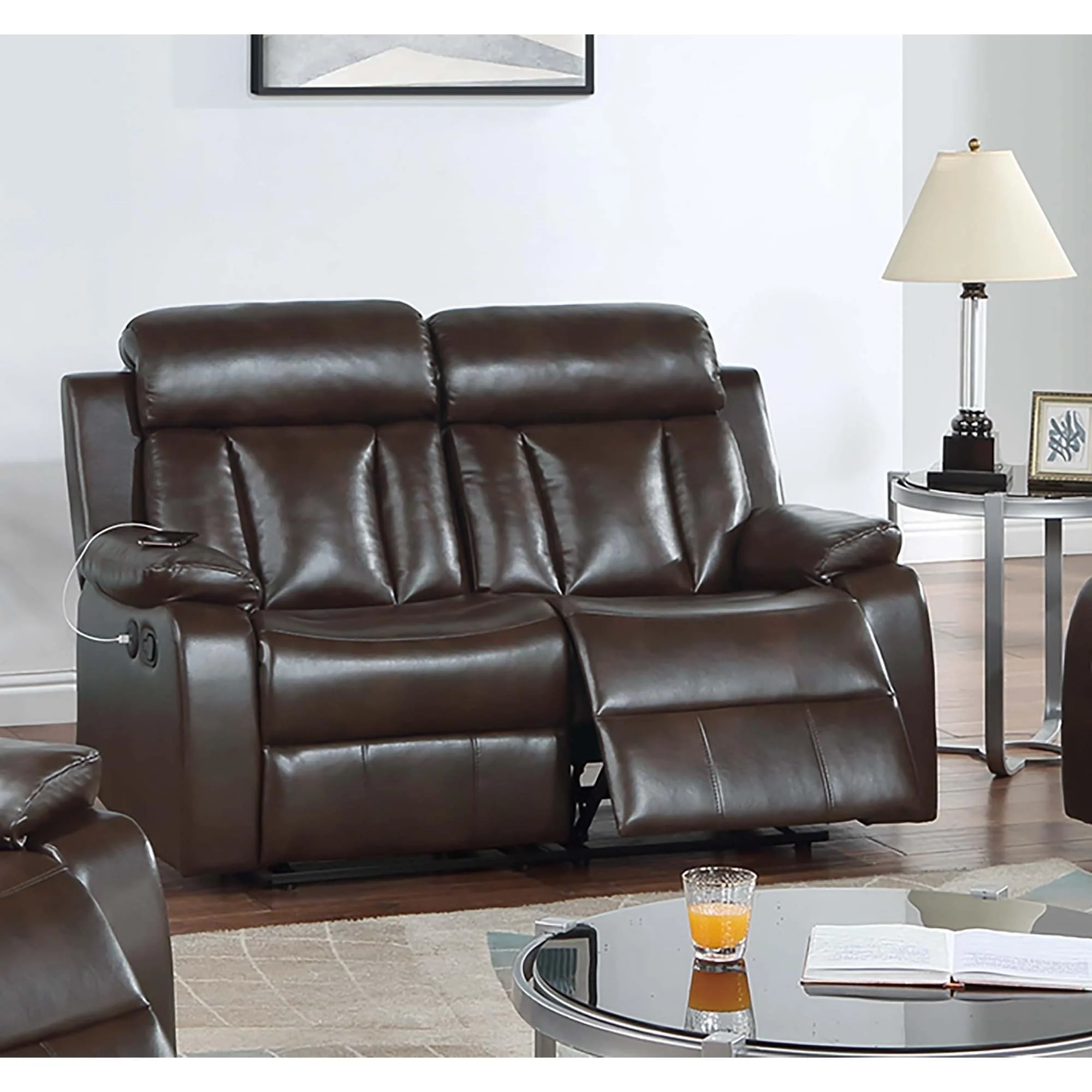 Poundex Recliner Loveseat