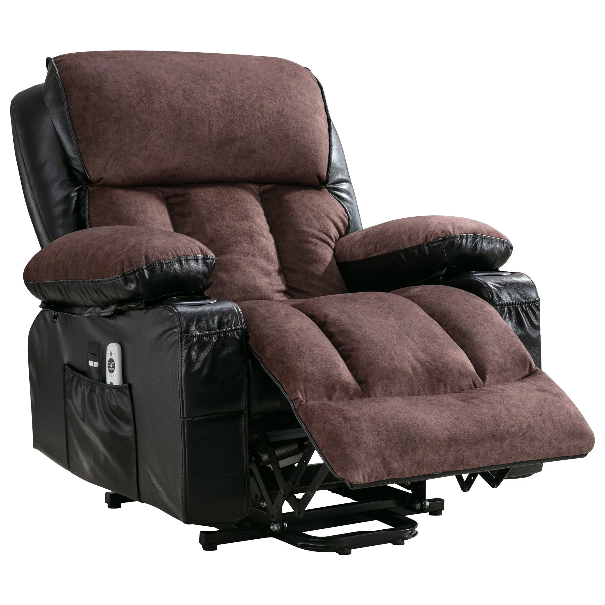 Large Power Lift Recliner Chair with Heat & 8?Point Massage