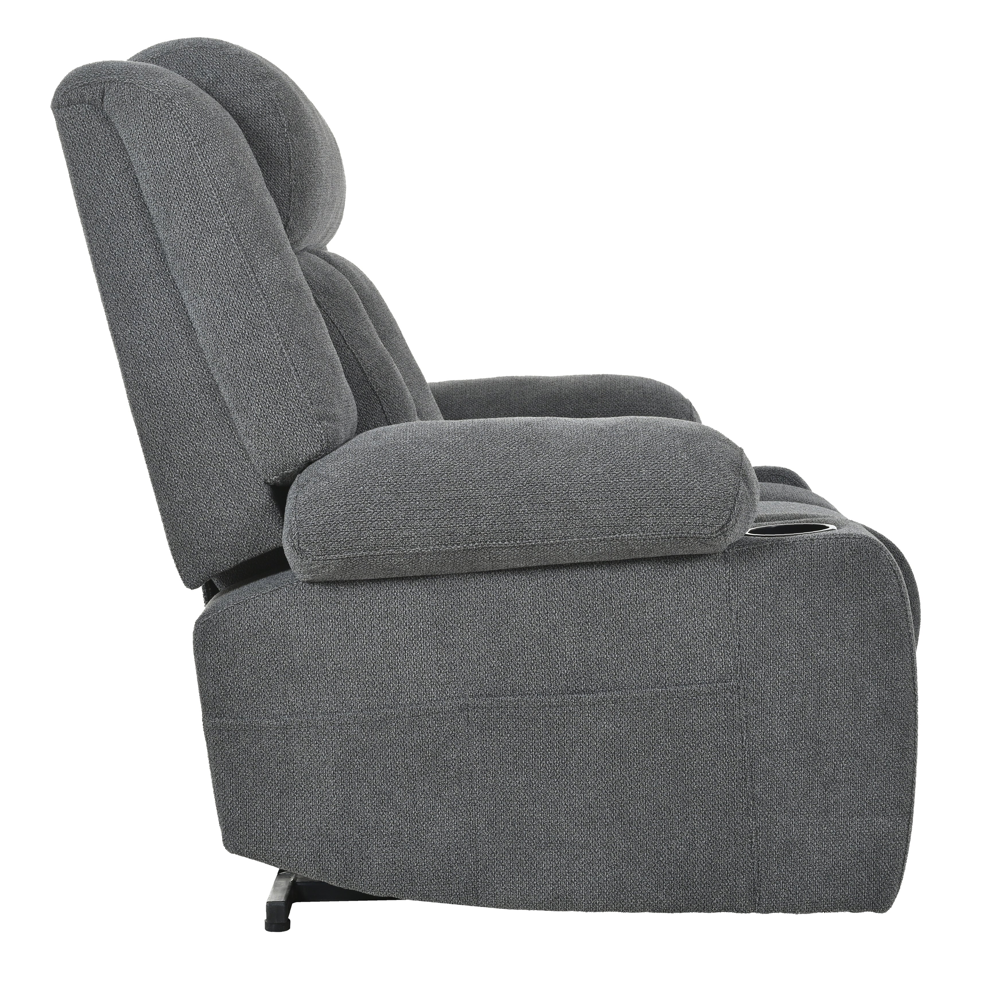 Velvet Power Lift Recliner with Footrest & Pocket