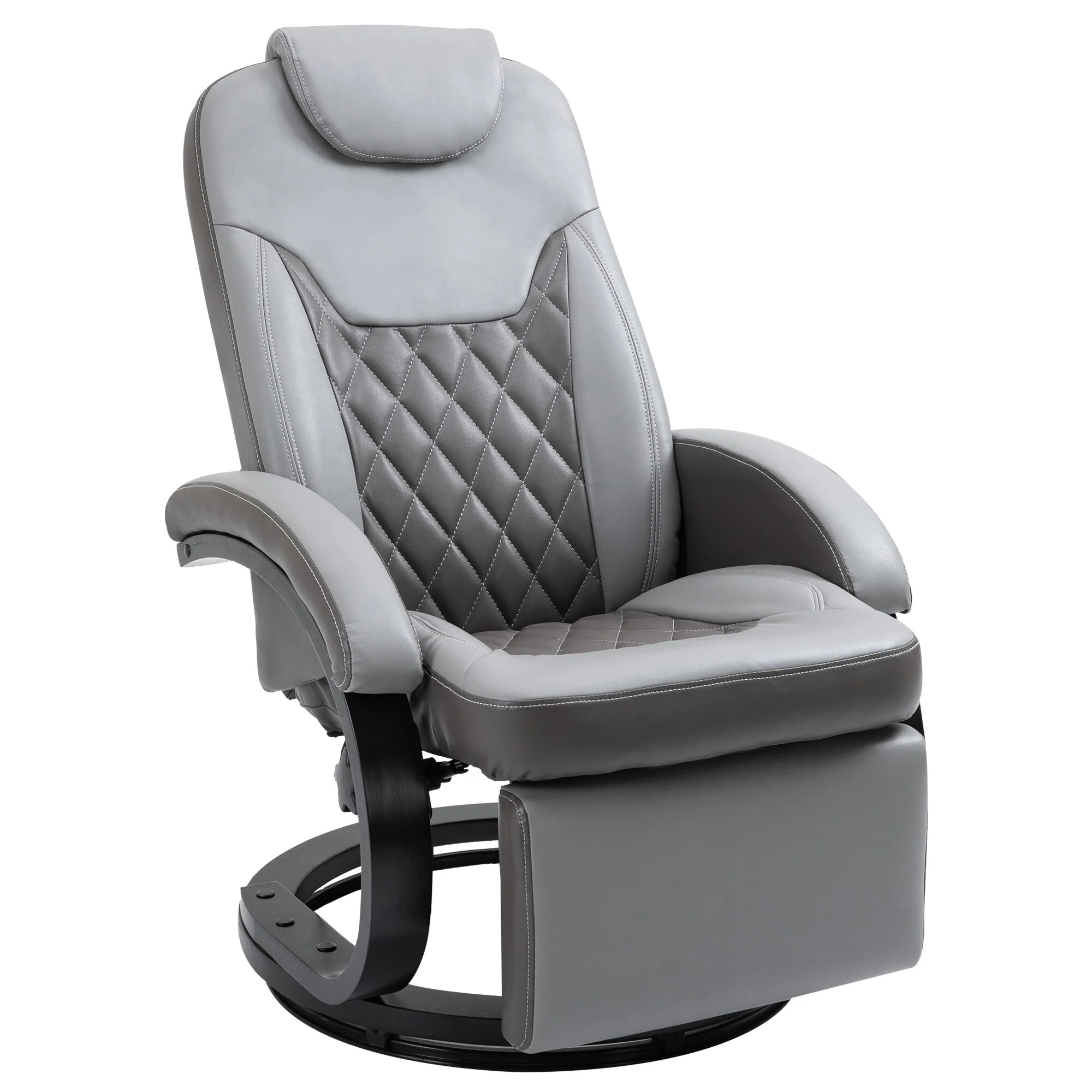 Recliner Armchair with Footrest, Headrest