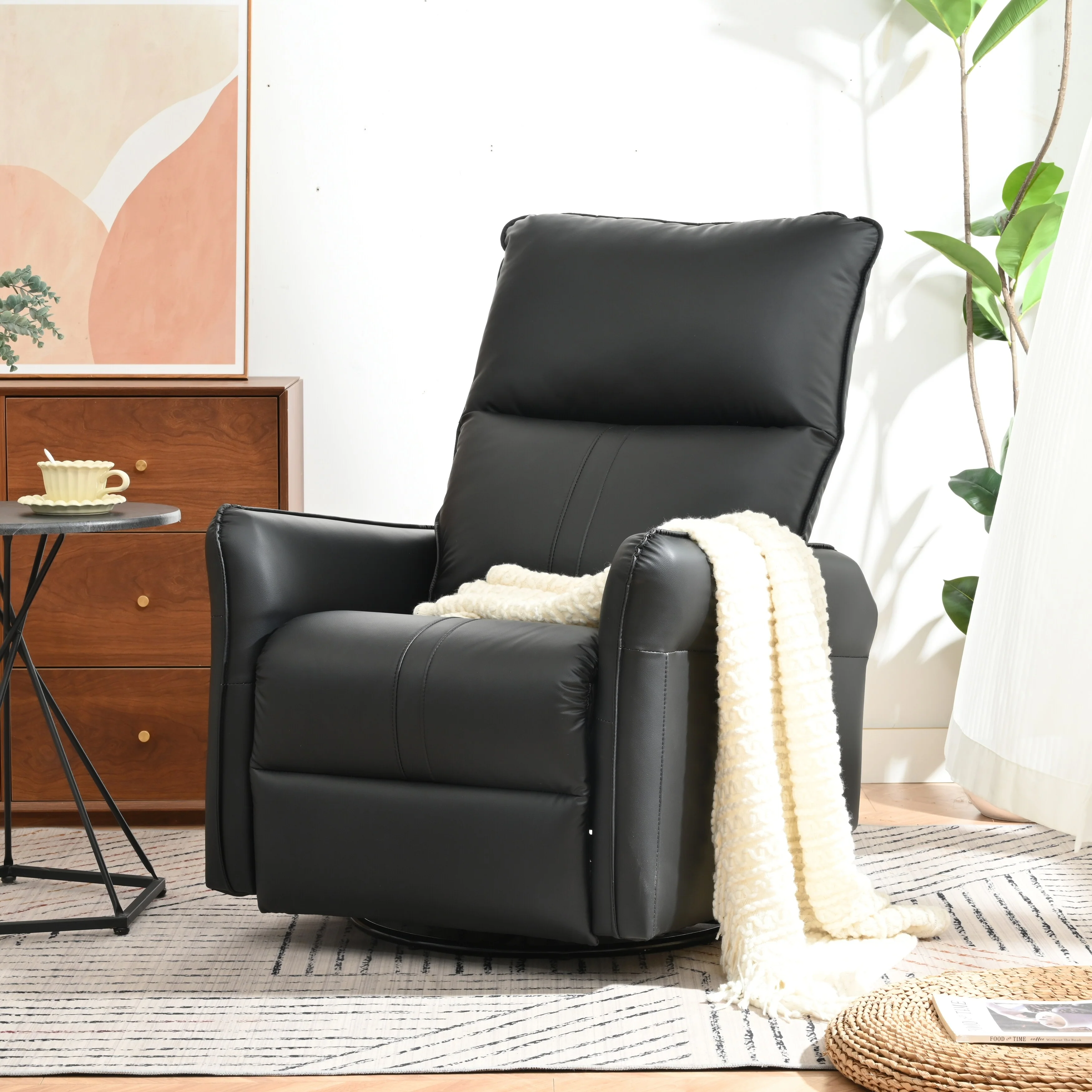 360�� Swivel Rocker Recliner Chair