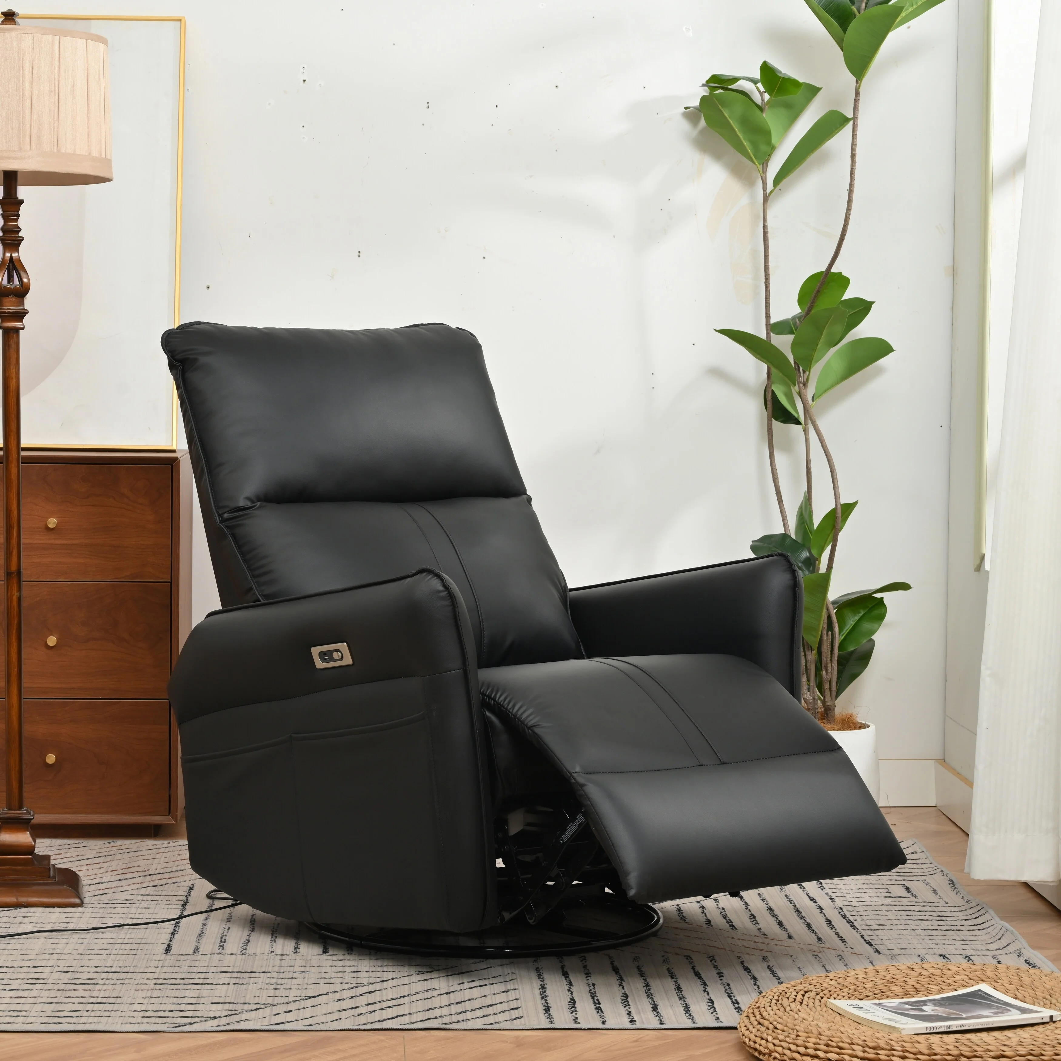 360�� Swivel Rocker Recliner Chair