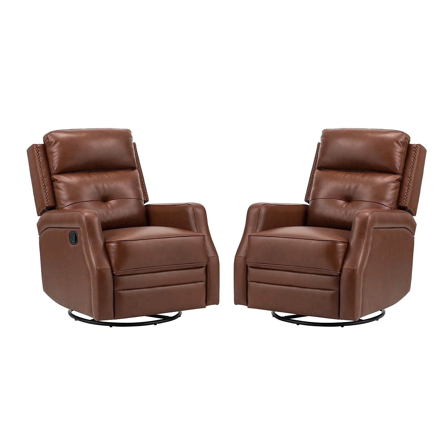 Beatriz Living Room Recliner Set Of 2 with Metal Base