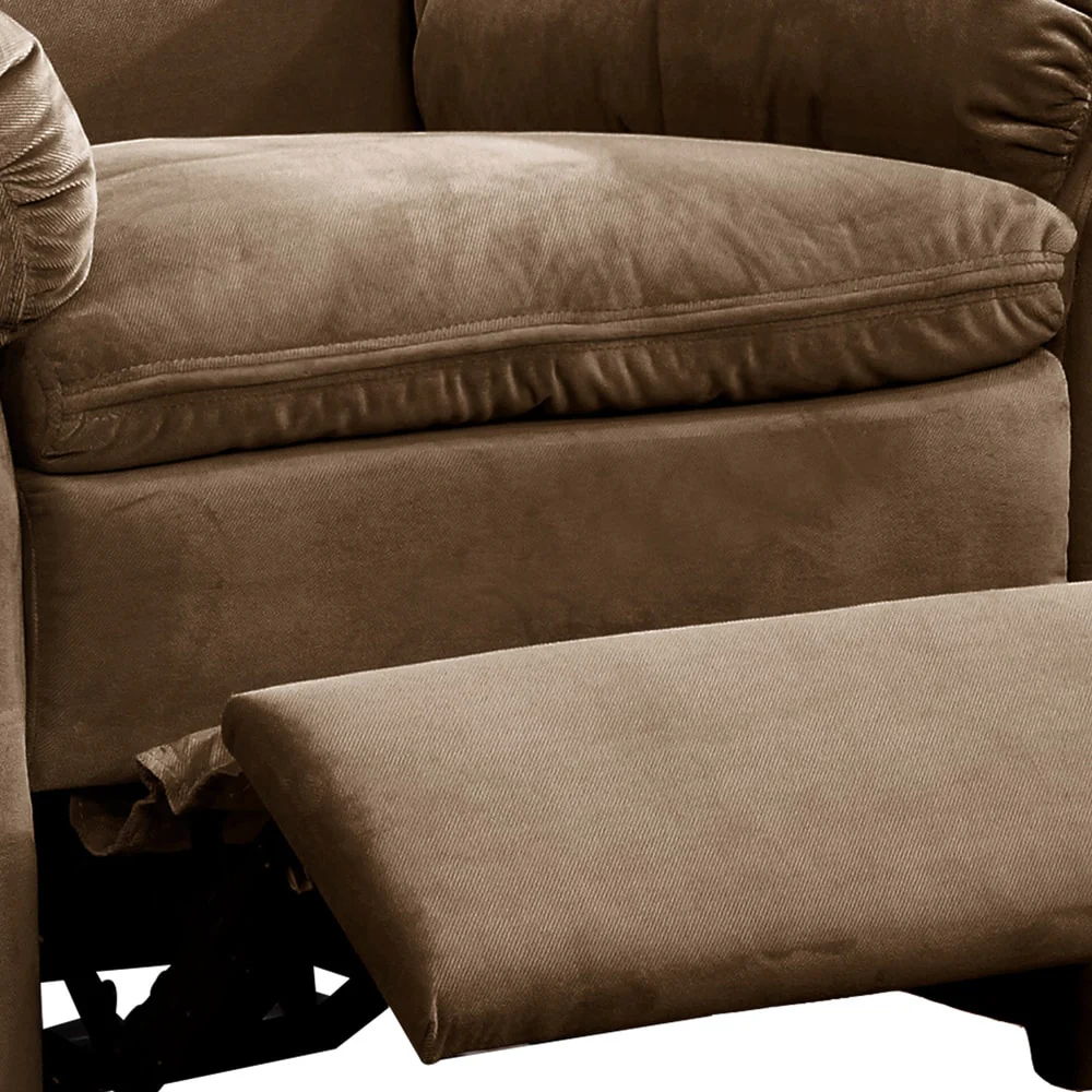 Copper Grove Roseway Brown Fabric Transitional Massage Power Recliner