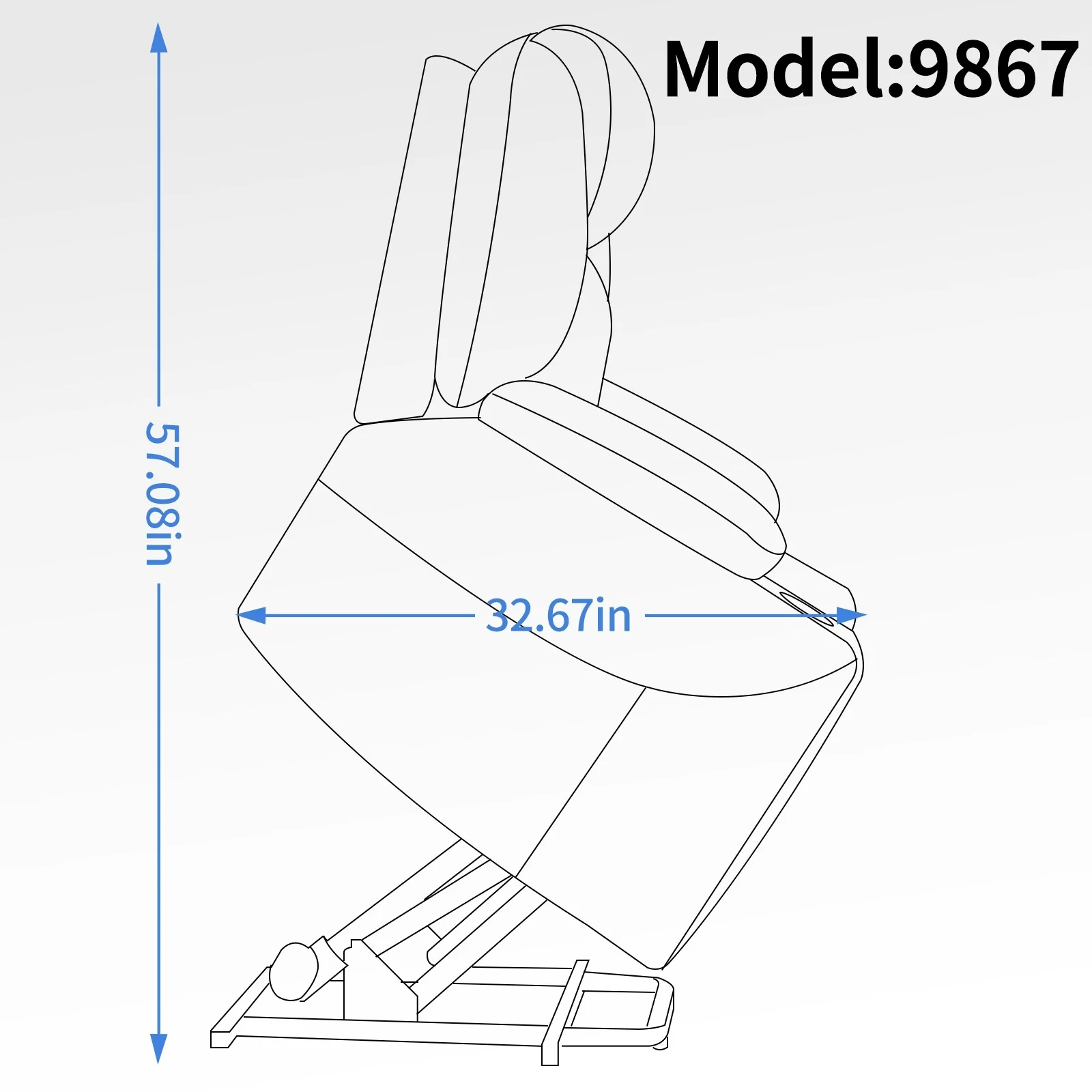 Standard Power Lift Recliner Chair with Full?Body Massage & USB