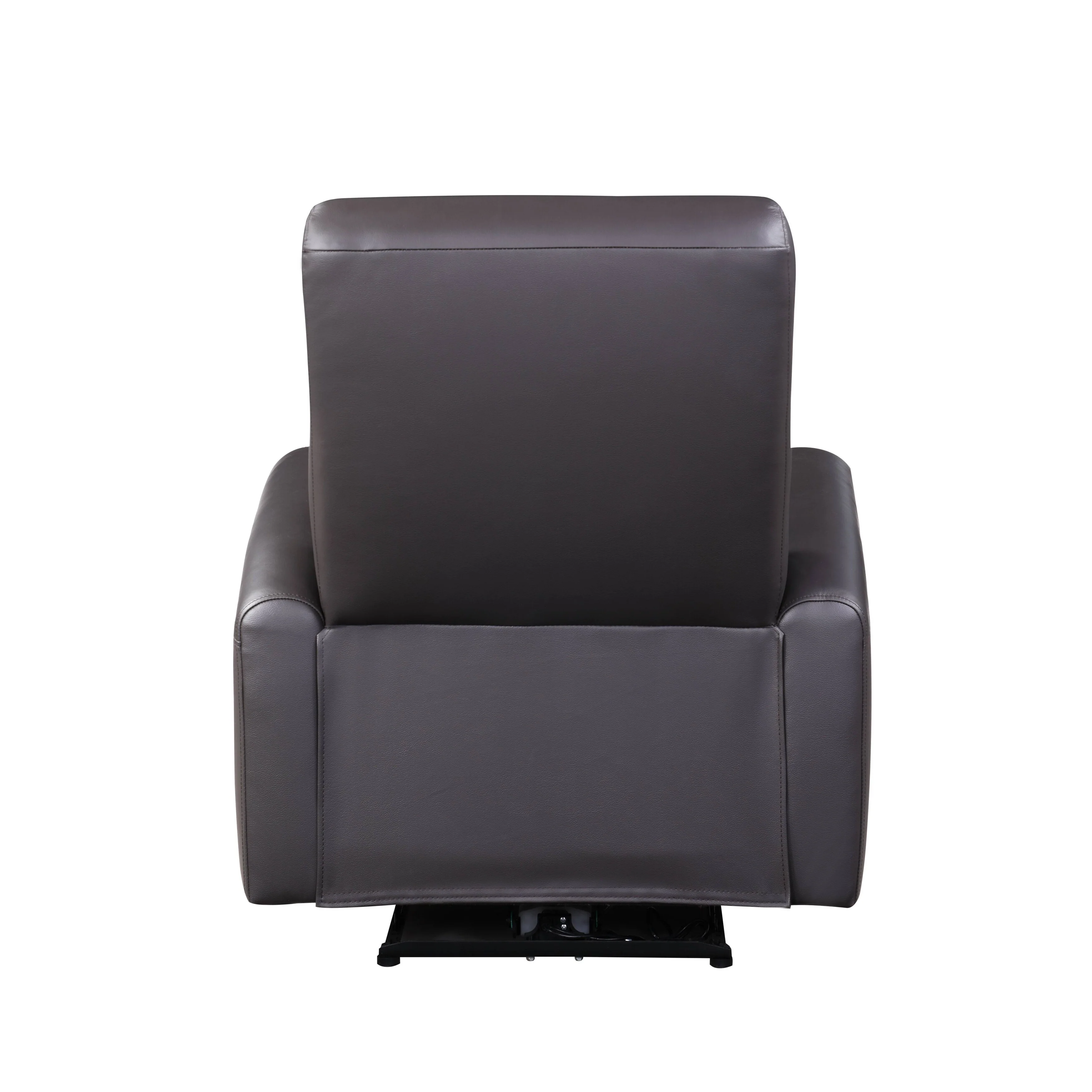 Brown Top Grain Leather Match Power Motion Recliner