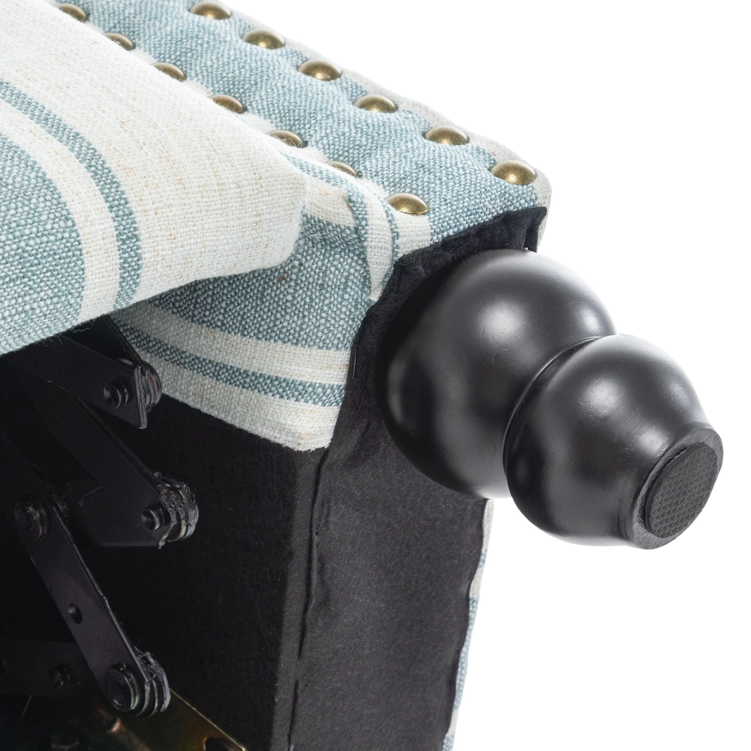 2 Set Manual Pushback Recliner Chair with Nailhead Trim