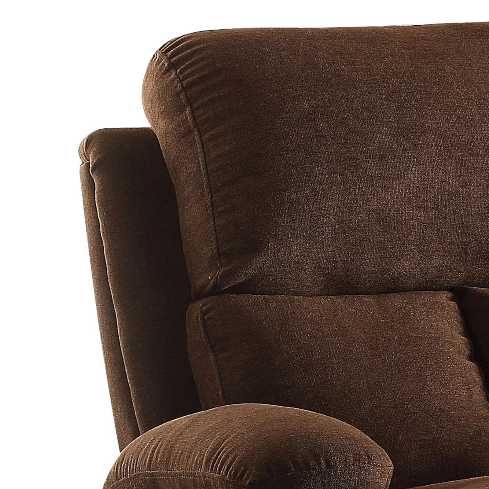 Chocolate Linen Motion Recliner