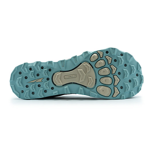 Women's Altra LONE PEAK 4.5 Trail Shoes Natural Grey/Light Turquoise WH1453798