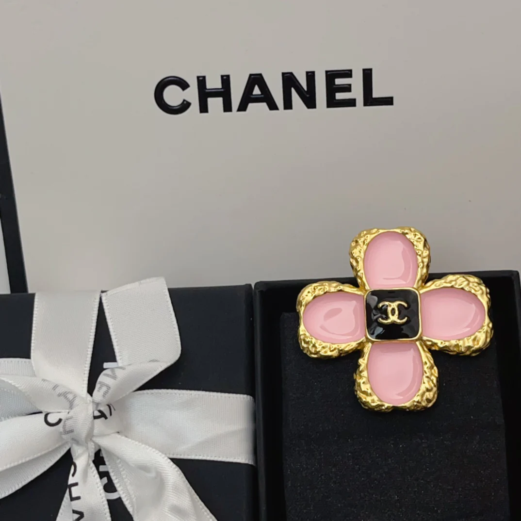 BCB009 CC leaf clover brooch - ccjewelryacc