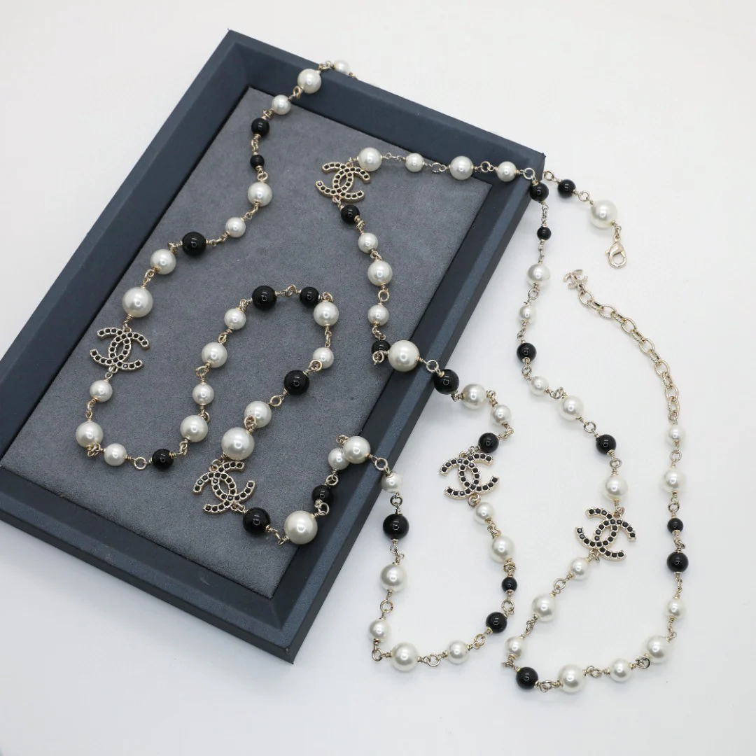 CCL328 High quality CC long chain Necklace cc sweater chain - ccjewelryacc