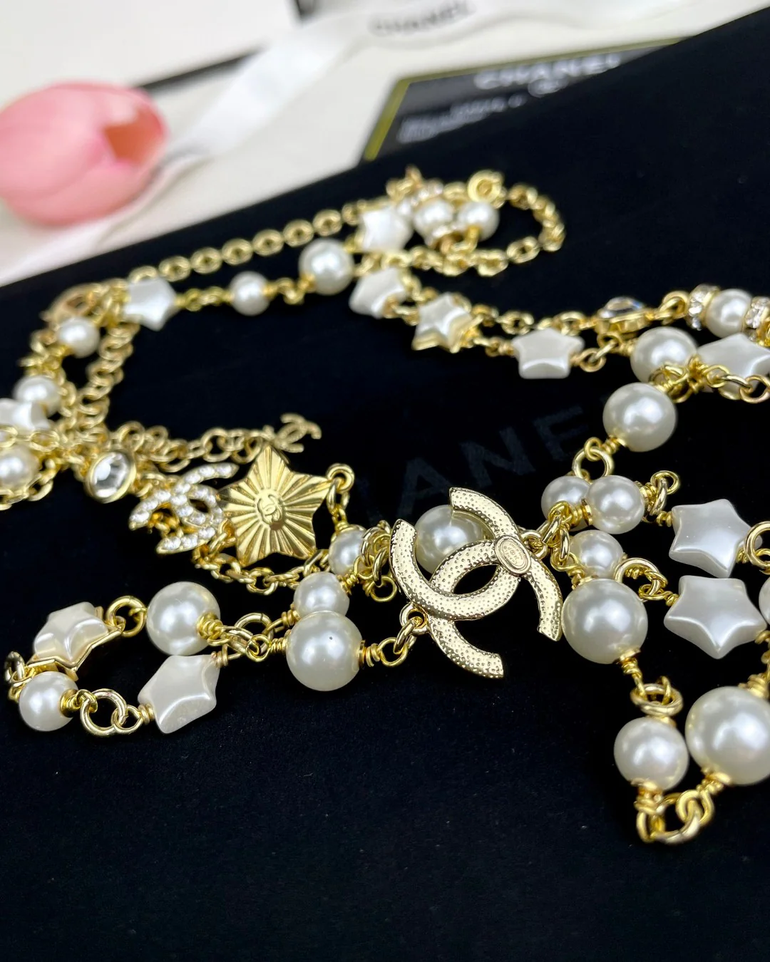 CCL326 High quality CC long chain Necklace cc sweater chain - ccjewelryacc