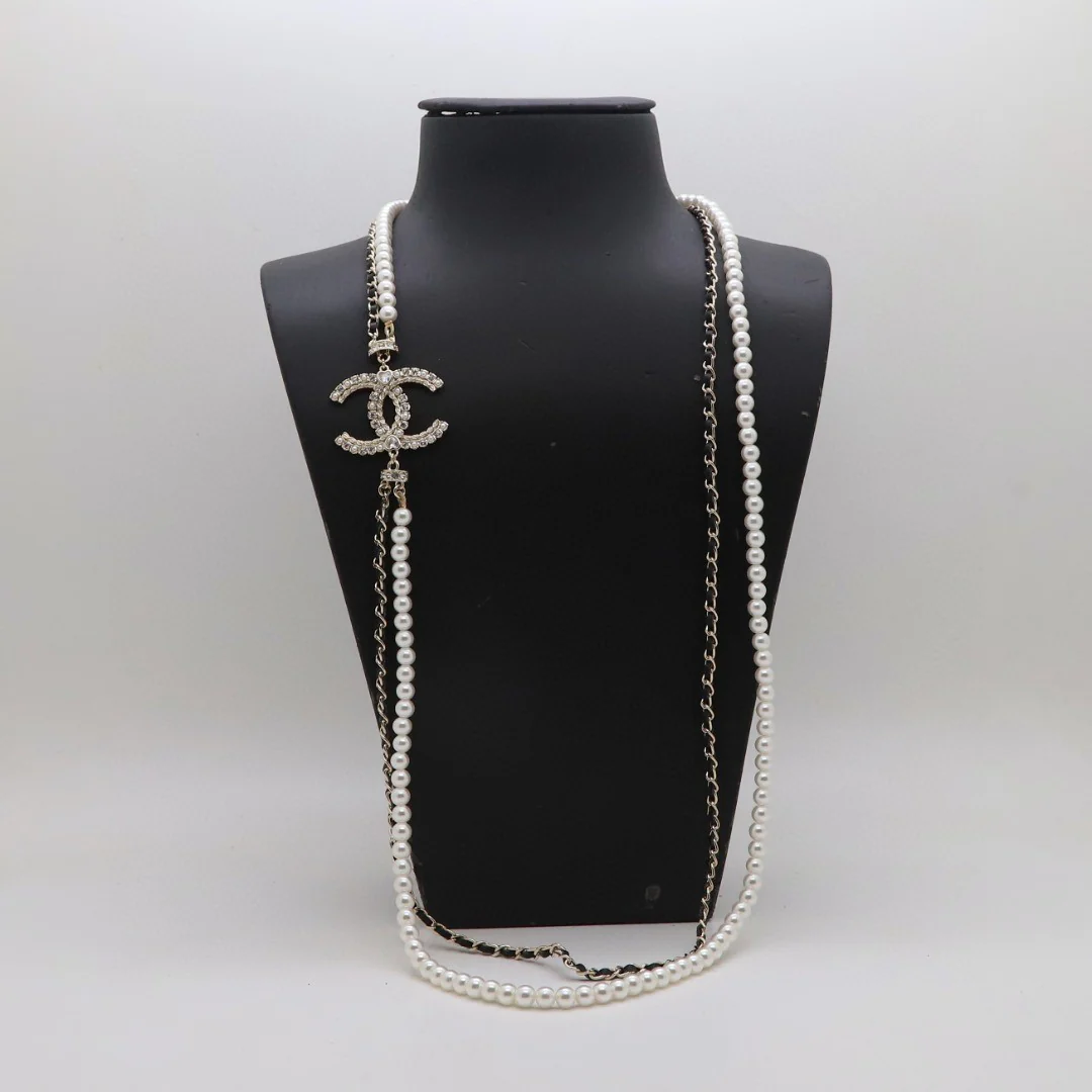 CCL297 High quality CC long chain cc sweater chain - ccjewelryacc