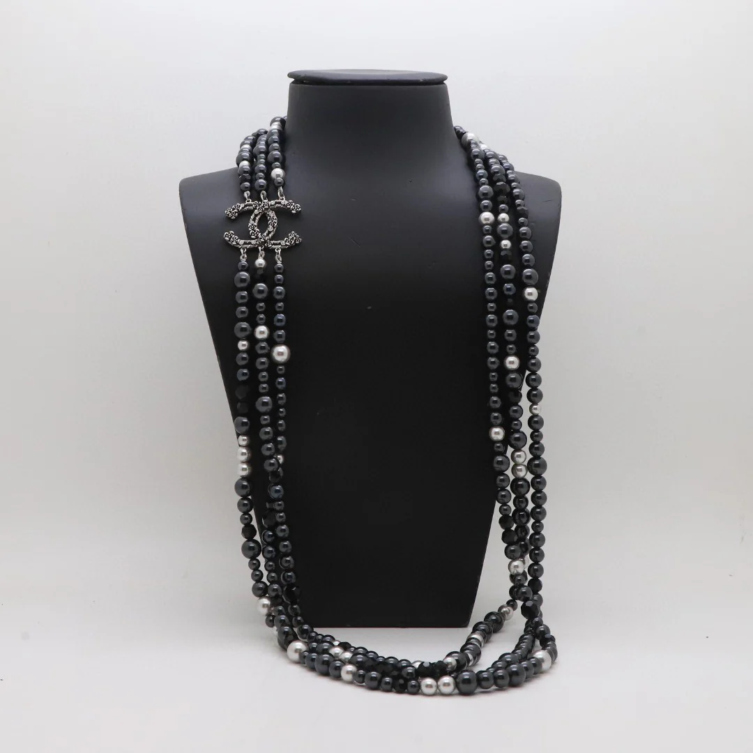 CCL261 High quality pearl CC Long Chain Necklace sweater chain - ccjewelryacc