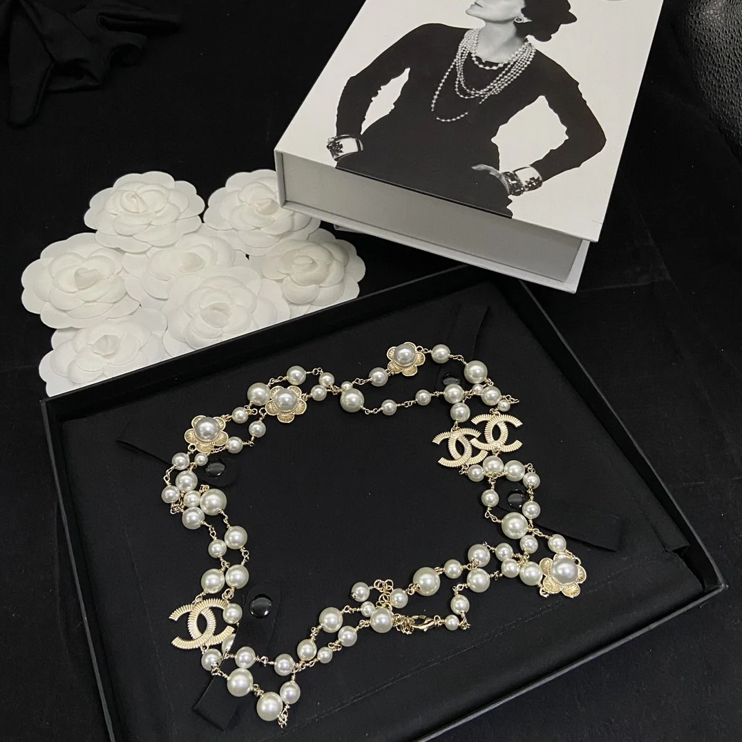 CCL242 CC Long Chain Necklace sweater chain - ccjewelryacc