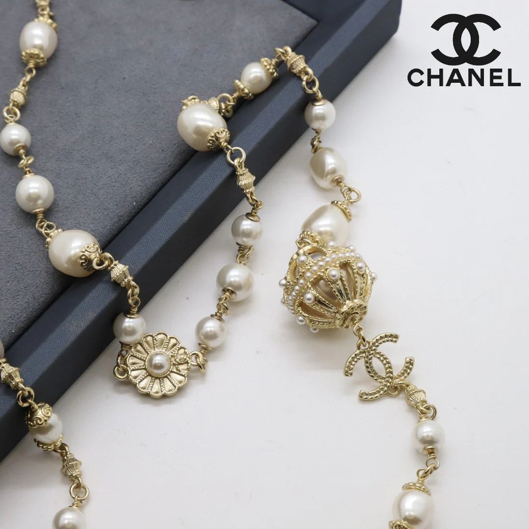 CCL301 CC long chain necklace sweater chain - ccjewelryacc