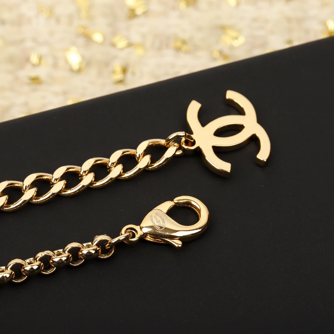 CCL304 24P Heart cc long chain cc sweater chain cc waist chain - ccjewelryacc