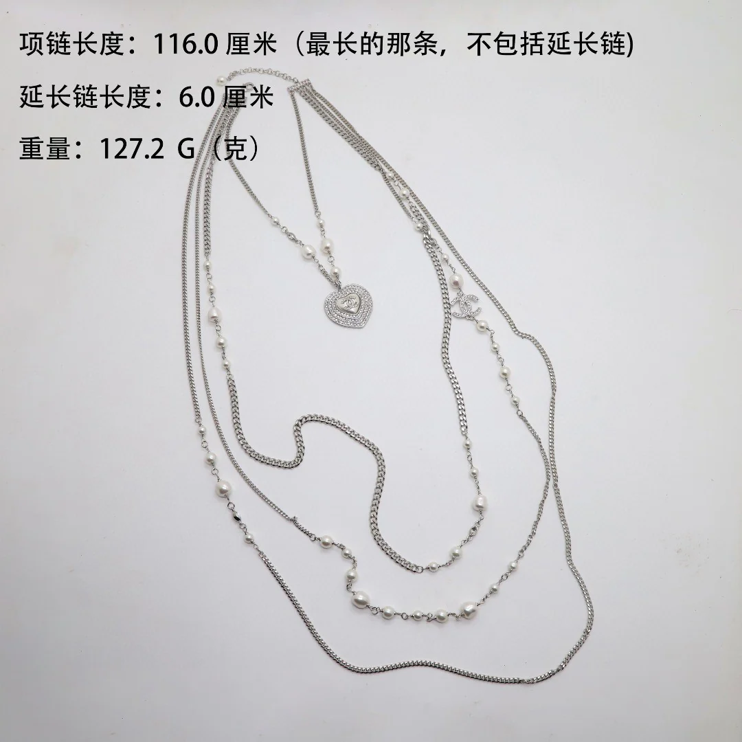 CCL292 High quality CC long chain cc sweater chain - ccjewelryacc