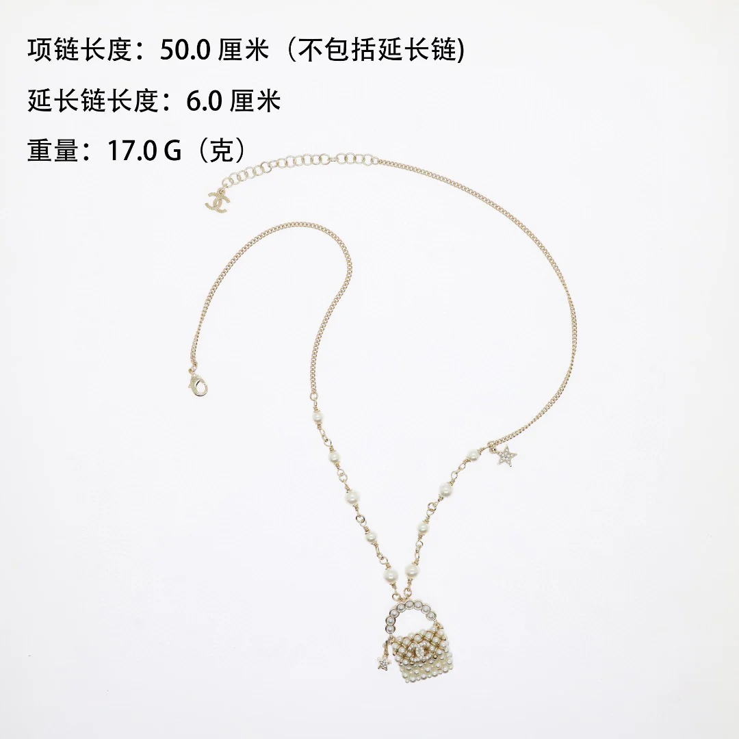 CCL263 CC Long Chain Necklace sweater chain - ccjewelryacc