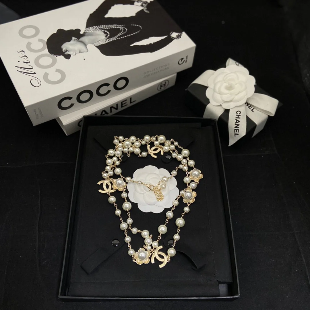 CCL242 CC Long Chain Necklace sweater chain - ccjewelryacc