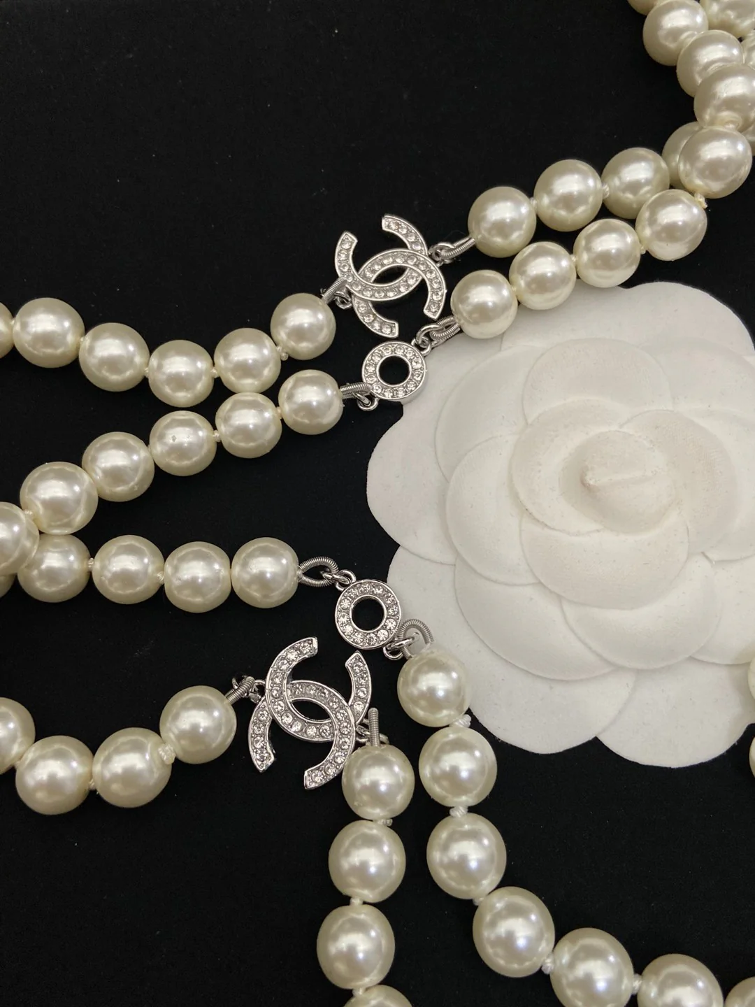 CCL243 Top Quality CC Pearl Long Chain Necklace sweater chain - ccjewelryacc