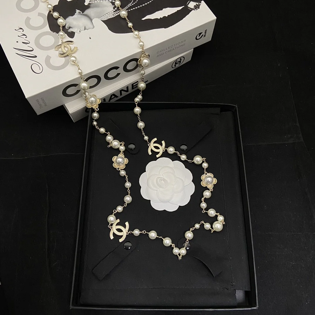 CCL242 CC Long Chain Necklace sweater chain - ccjewelryacc