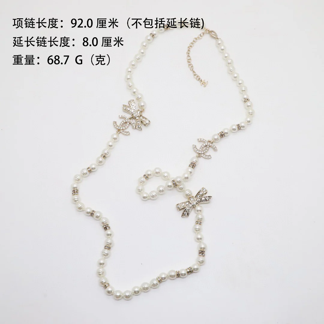 CCL295 High quality CC long chain cc sweater chain - ccjewelryacc