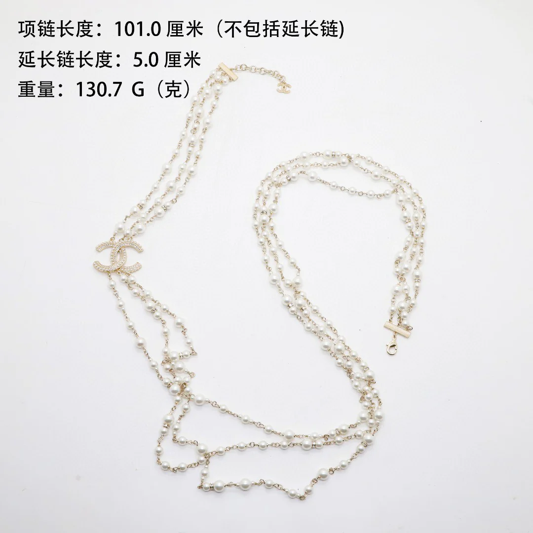 CCL300 CC long chain cc sweater chain - ccjewelryacc