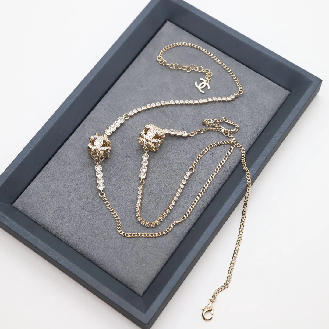 CCL278 High quality CC Long Chain Necklace sweater chain - ccjewelryacc