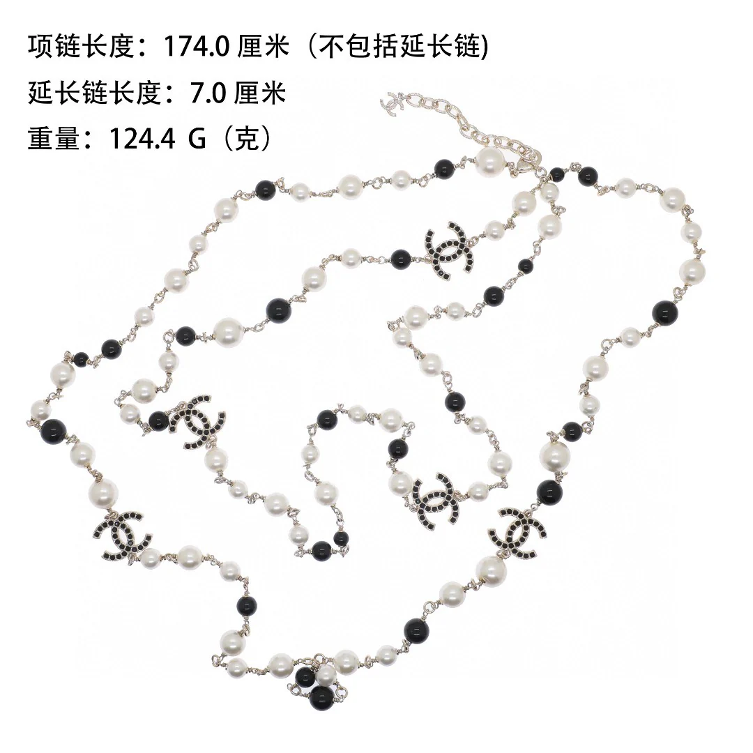 CCL328 High quality CC long chain Necklace cc sweater chain - ccjewelryacc