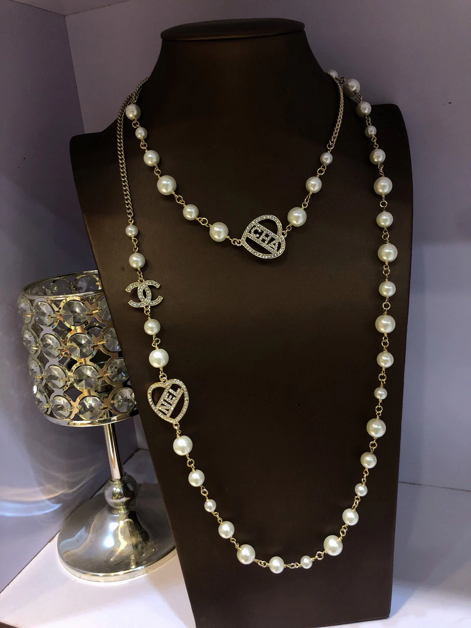 CCL257 CC Long Chain Necklace sweater chain - ccjewelryacc