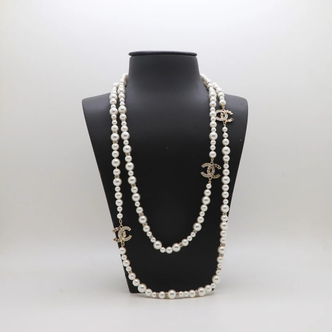 CCL299 High quality CC long chain cc sweater chain - ccjewelryacc