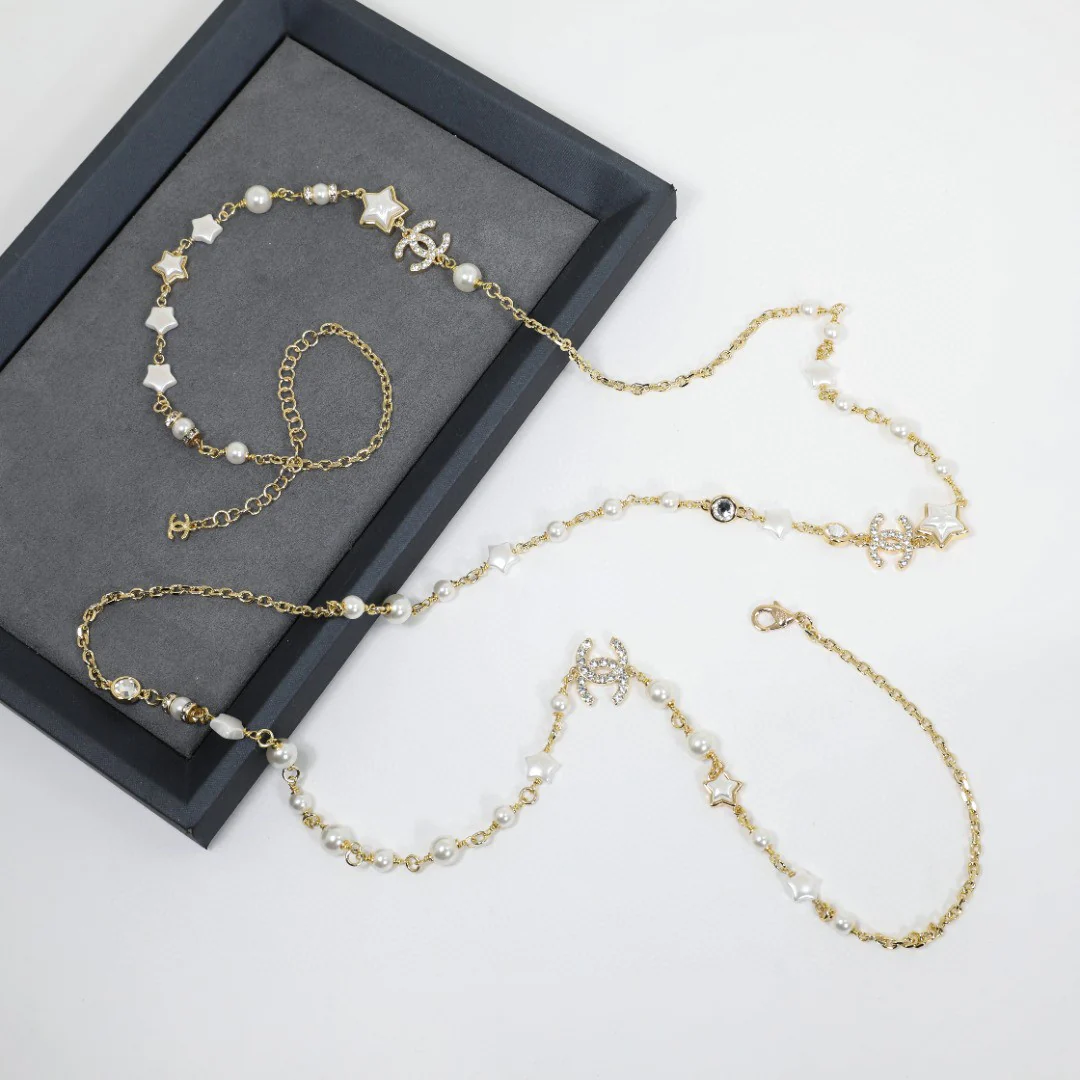 CCL326 High quality CC long chain Necklace cc sweater chain - ccjewelryacc