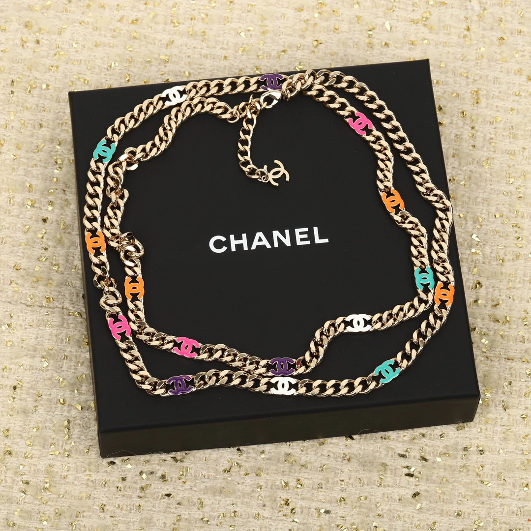CCL323 High quality CC long chain Necklace cc sweater chain cc waist chain - ccjewelryacc