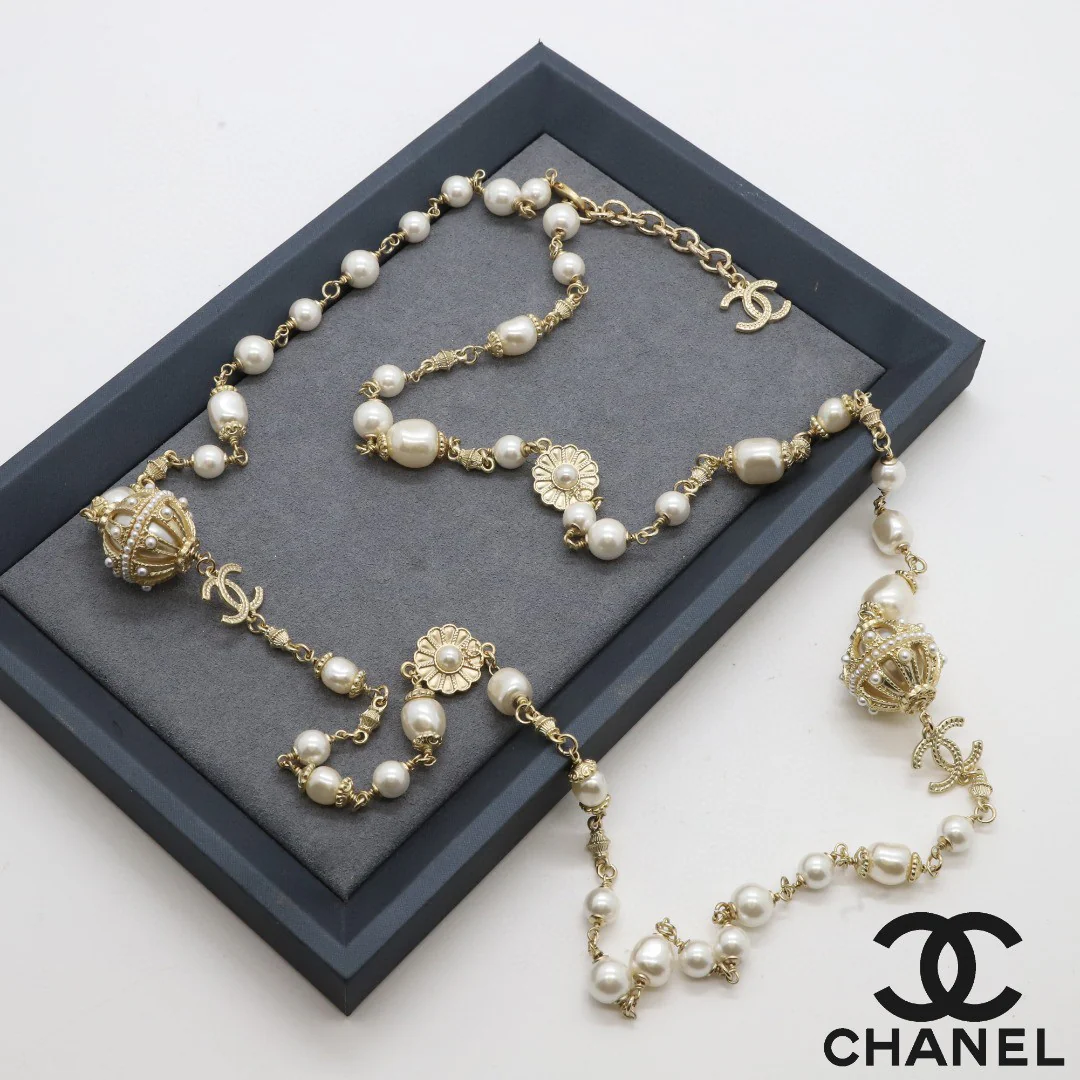 CCL301 CC long chain necklace sweater chain - ccjewelryacc