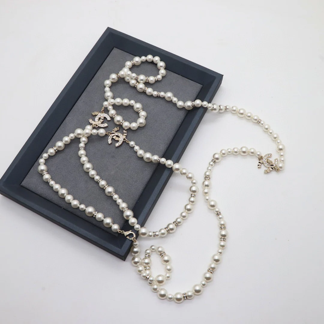 CCL299 High quality CC long chain cc sweater chain - ccjewelryacc