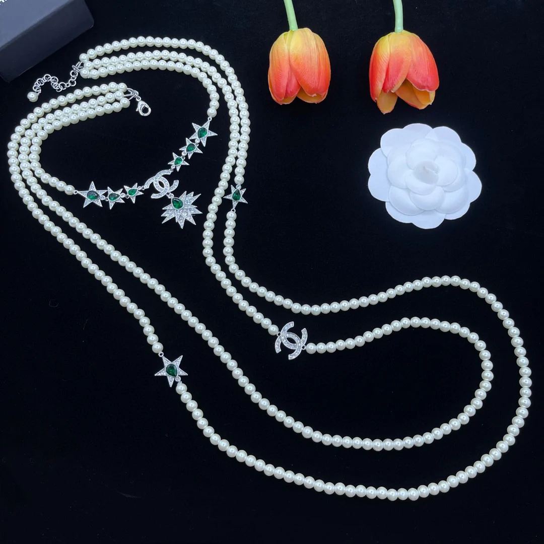 CCL135 CC long chain Necklace sweater chain - ccjewelryacc