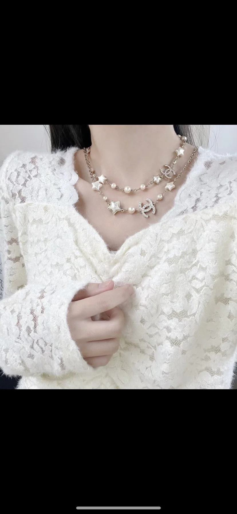 CCL326 High quality CC long chain Necklace cc sweater chain - ccjewelryacc