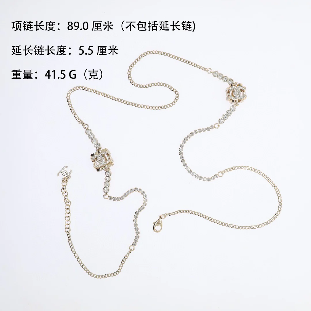 CCL278 High quality CC Long Chain Necklace sweater chain - ccjewelryacc