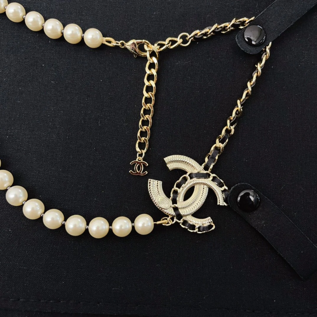 CCN017 Chanel Peal Choker Necklace For Women - ccjewelryacc