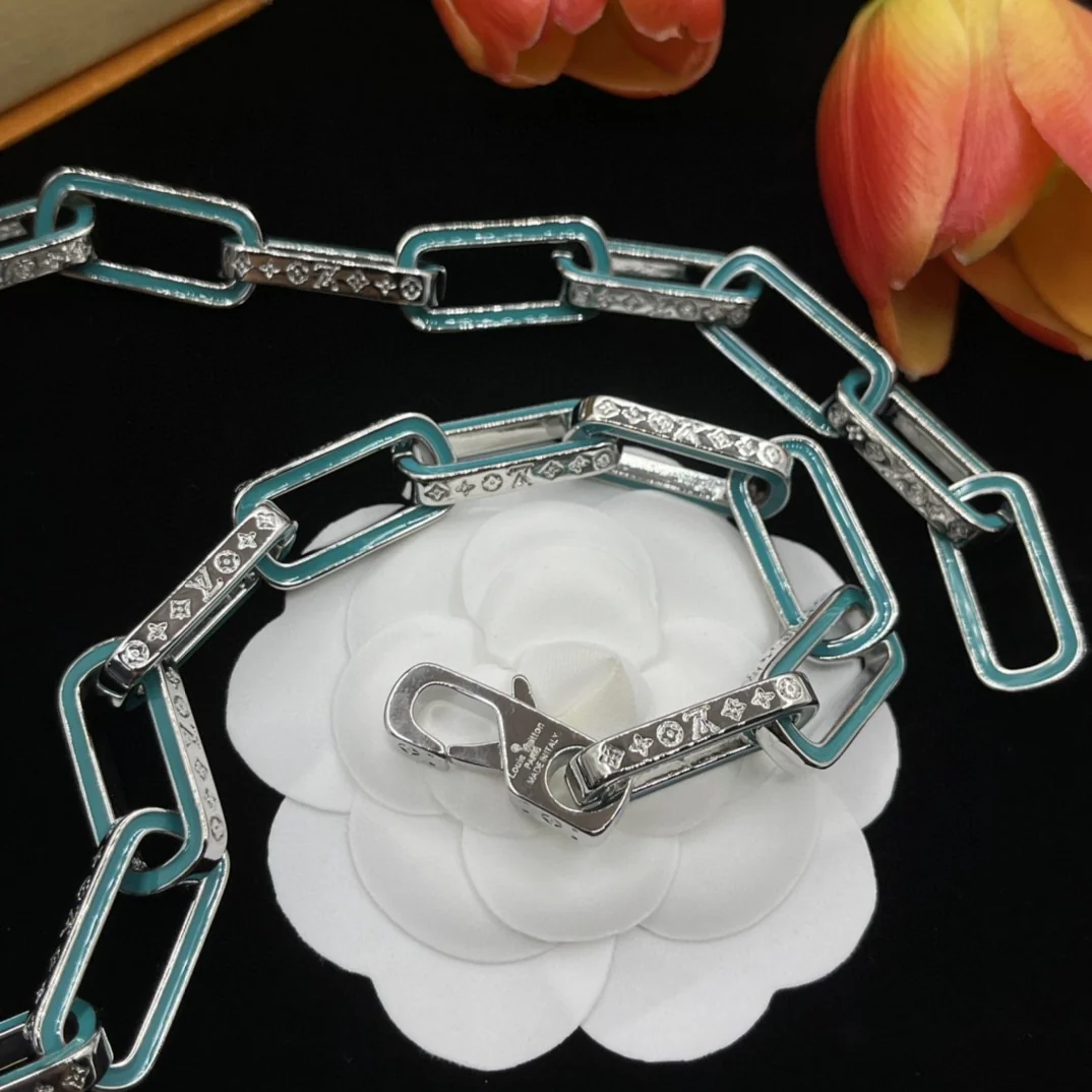 High Quality Luxury Designer Jewelry Set Women Choker Necklace Bracelet LVT005 - ccjewelryacc